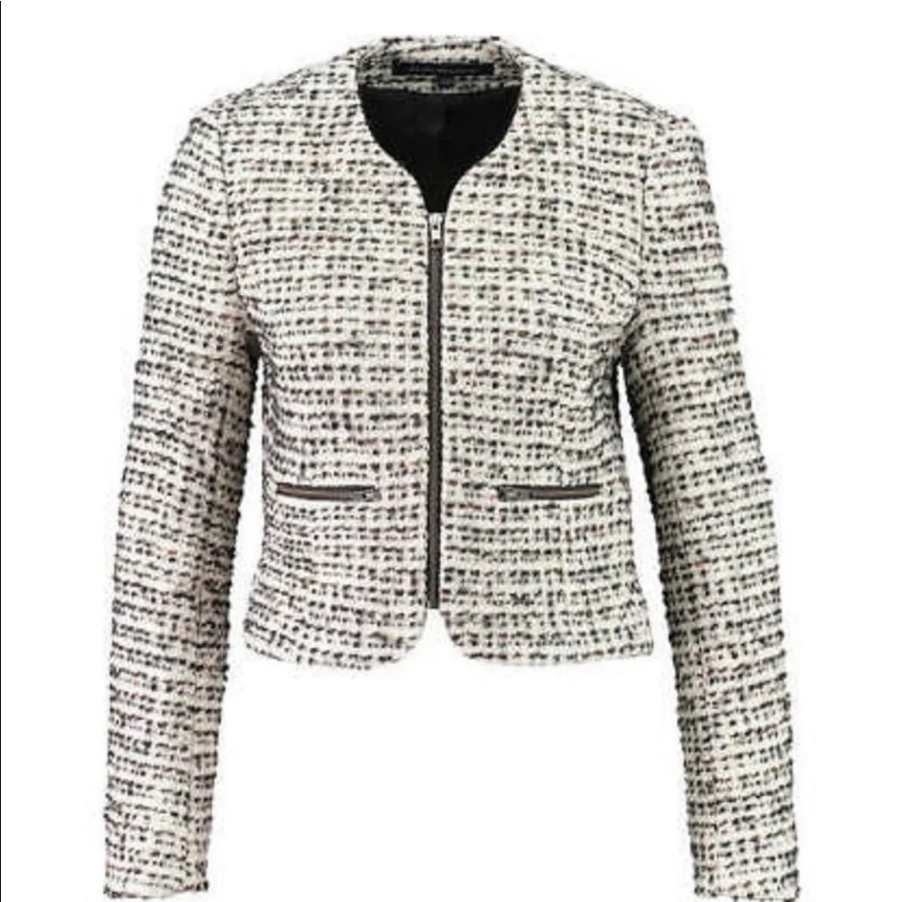 EUC 🥰 French Connection cropped Tweed Blazer US S